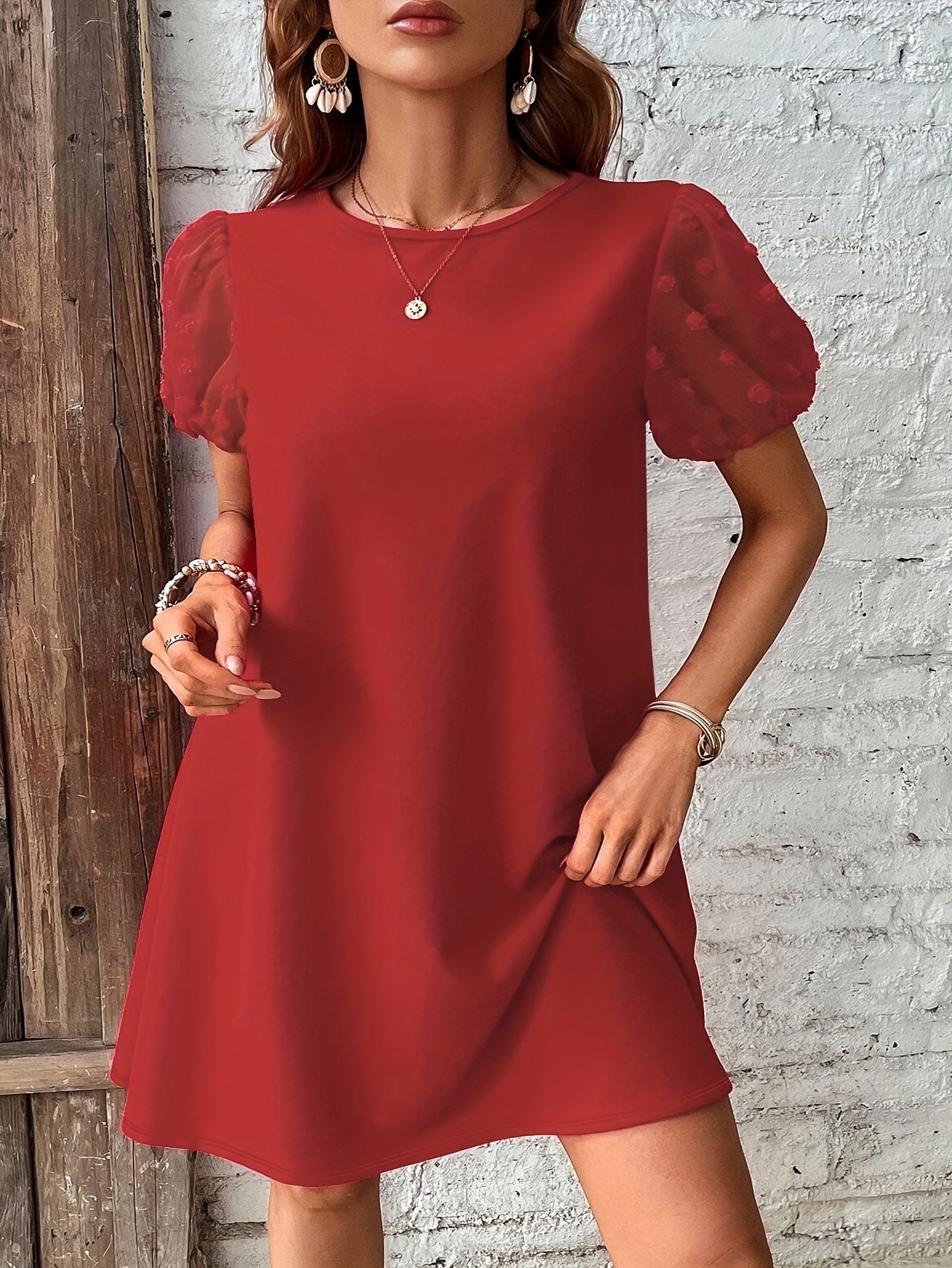 Red Dress Women Plus Size - Temu