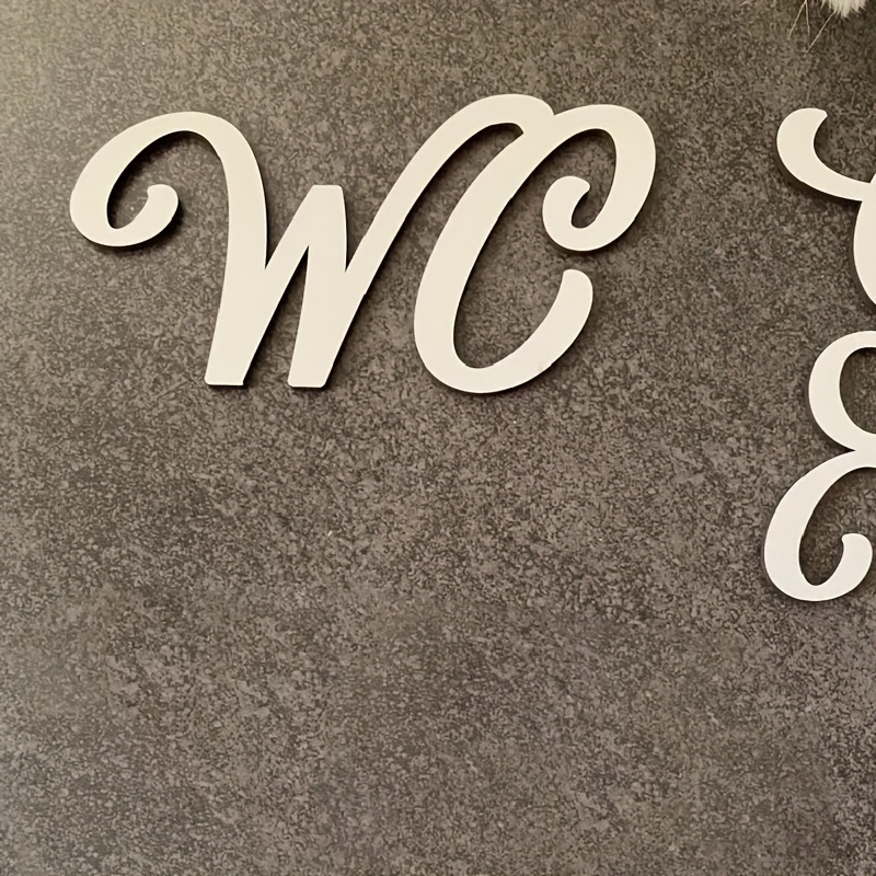 Signs For Bathrooms, Restrooms, And Guest Toilets Are Suitable For Decoration On Doors In Homes, Hotels, Restaurants, And Other . Bathroom Additions And Door Signage