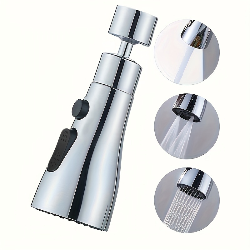 

1pc Faucet Sprayer Attachment, 360° Rotating Faucet Aerator, Sink Sprayer Adjustable Kitchen Sink Tap Head, Water Saving Extend Nozzle