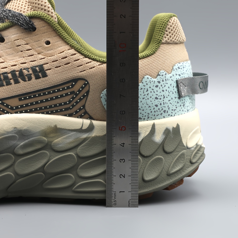 Men'S Thick-Soled Height-Increasing Sports Casual Shoes, Comfortable And Lightweight, Shock-Absorbing Outdoor Jogging Shoes, Slip-Resistant And Breathable Hiking Footwear