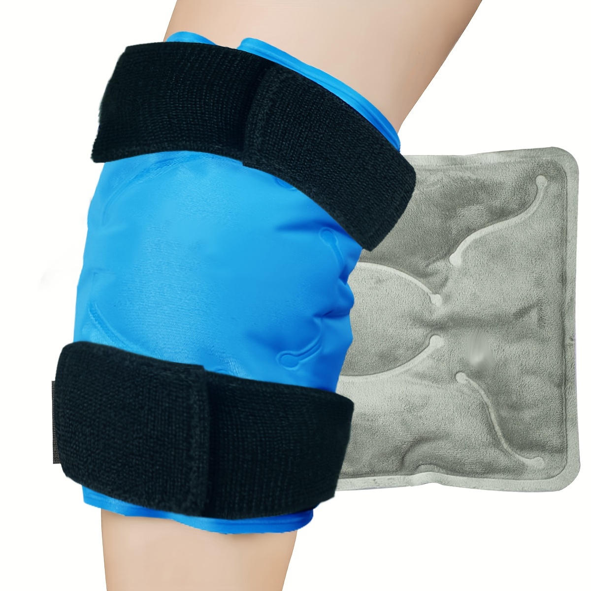 Bolsa de hielo reutilizable para lesiones – Bolsa de hielo para aliviar el  dolor de espalda (11 x 14.5) – Bolsa de hielo grande para espalda, rodilla
