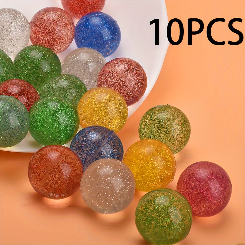 paquete 10 pelotas saltarinas brillantes juguetes Temu Guatemala