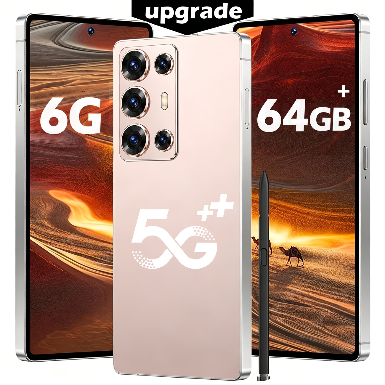 C25 Ultra/6,8-inch Hoogwaardig Model: Automatische Dual SIM-kaartschakeling, HD-video-opname, Langdurige Batterij, Inclusief Stylus, Type-C-gegevenskabel, Oortelefoon, Gebruikershandleiding, Wereldwijd Ontgrendelde Versie, een Krachtig en Veelzijdig Apparaat