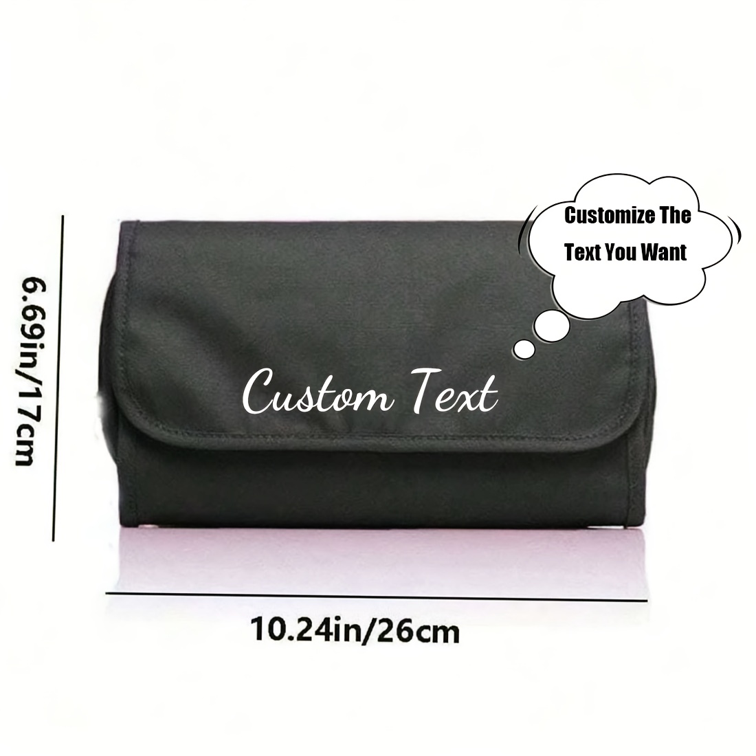 TEMU Toiletries Bag, Can A Family's Travel Toiletries, Customized With A Name (pink, Blue, Green, Black), Family Toiletries Bag, Cosmetics Bag, Large