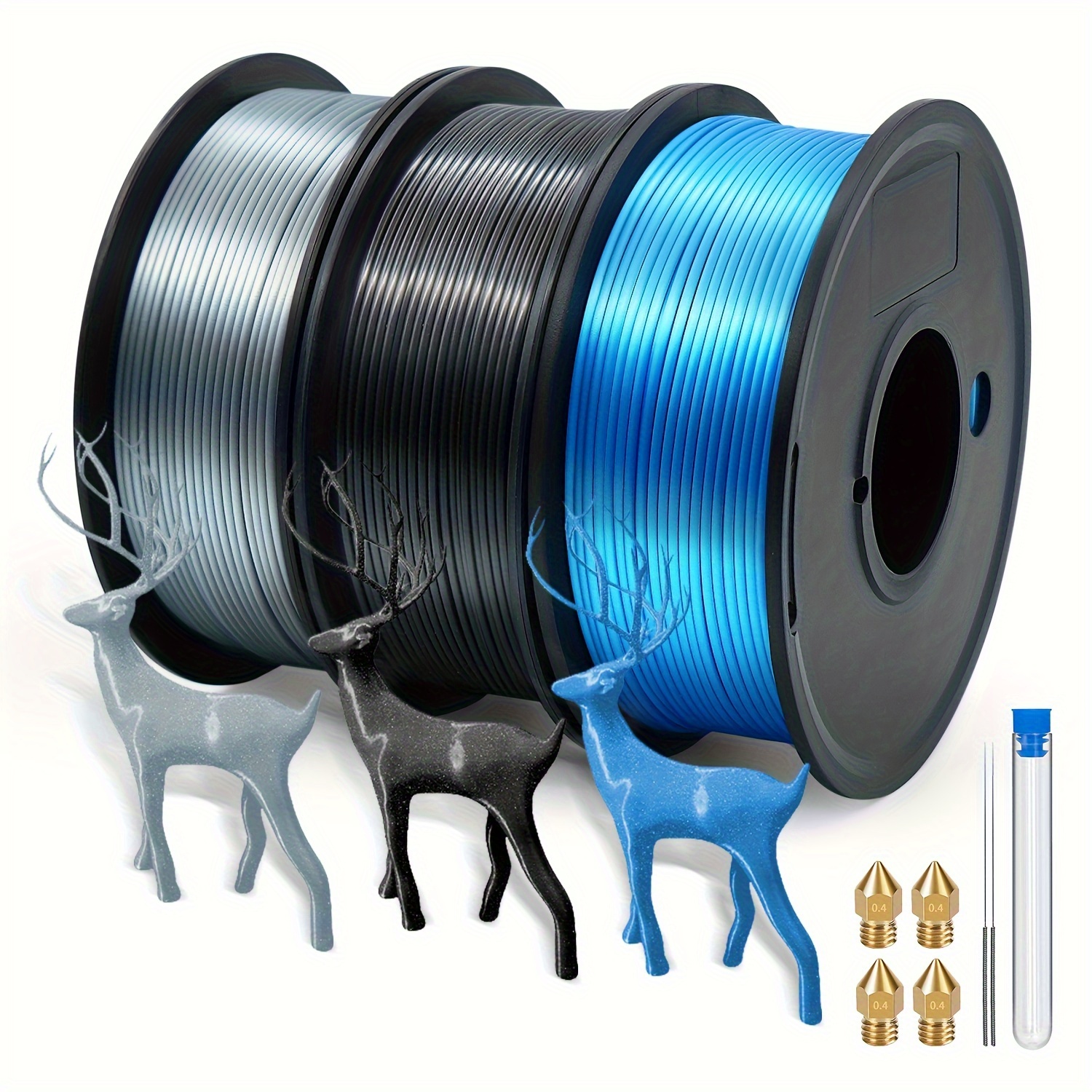 GIANTARM Shiny Silk Copper 3D Printer PLA Filament Toughness