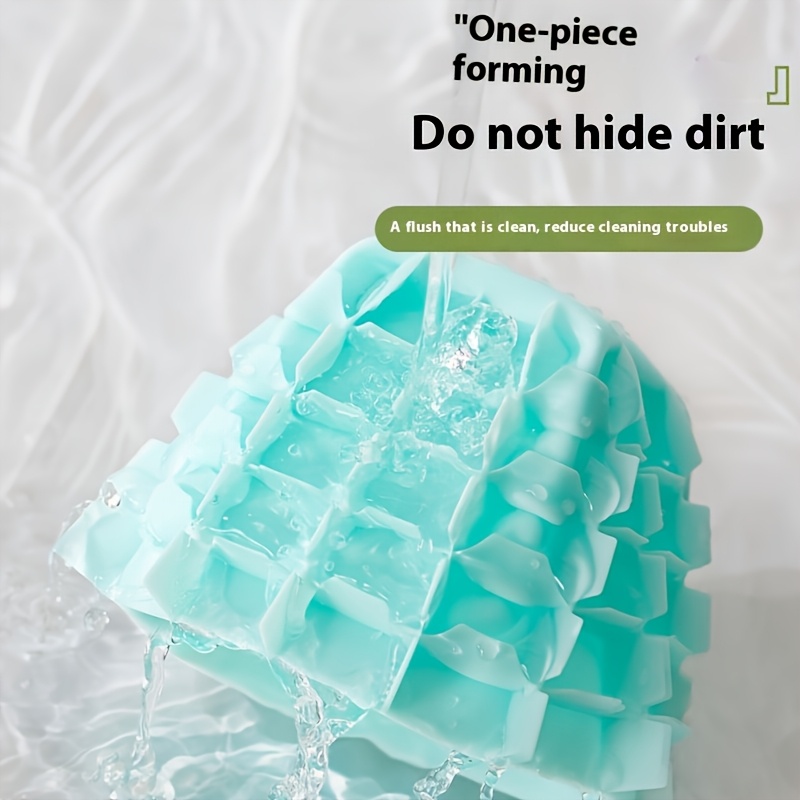 1 Quick-freeze Silicone Ice Tray - Easy to Use, Durable Plastic Mold, Makes Perfectly Shaped Ice Cubes, Suitable for Juices, Ice Buckets, and Cylindrical Cups, Fruit Juice Accessory, Ideal for Thanksgiving, Halloween, Christmas