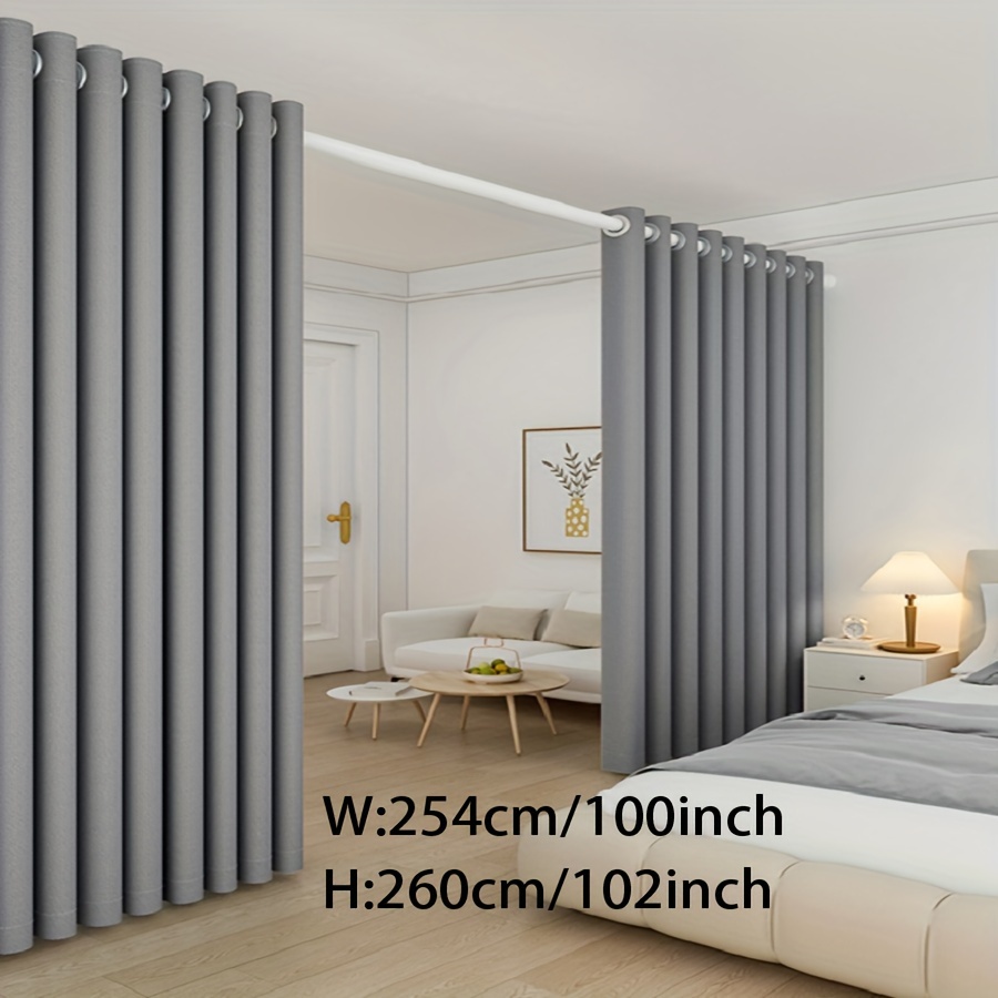 Set di tende oscuranti extra larghe per camera da letto, separatori per