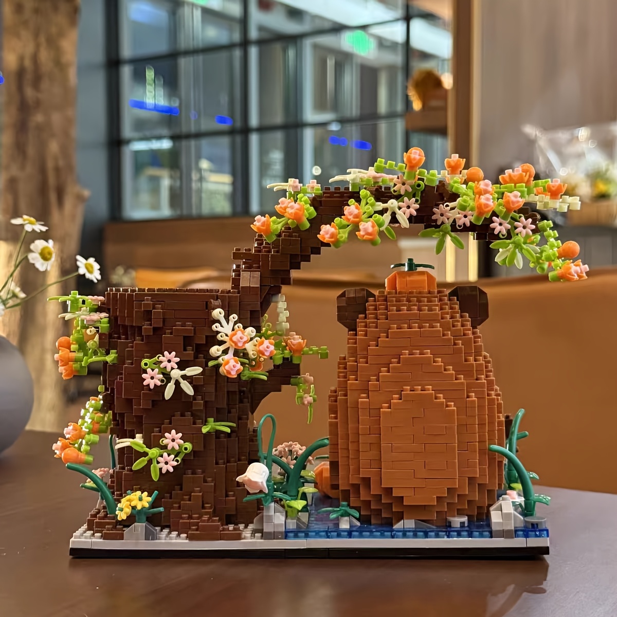 Porte-Crayons De Bureau Mignon | Porte-stylo Nouveauté Capybara,Organisateur De Rangement Amusant Pour Salle De Bain, Bureau, Coiffeuse, Chambre, Salle De Classe Et Salon