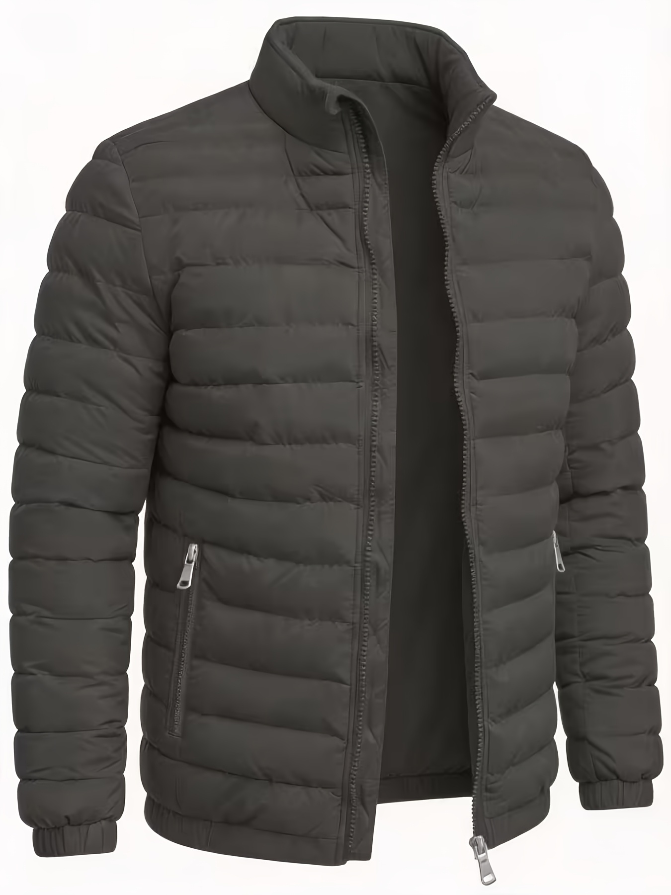 Cross-Border Winter Men's Padded Jacket 2pcs Set