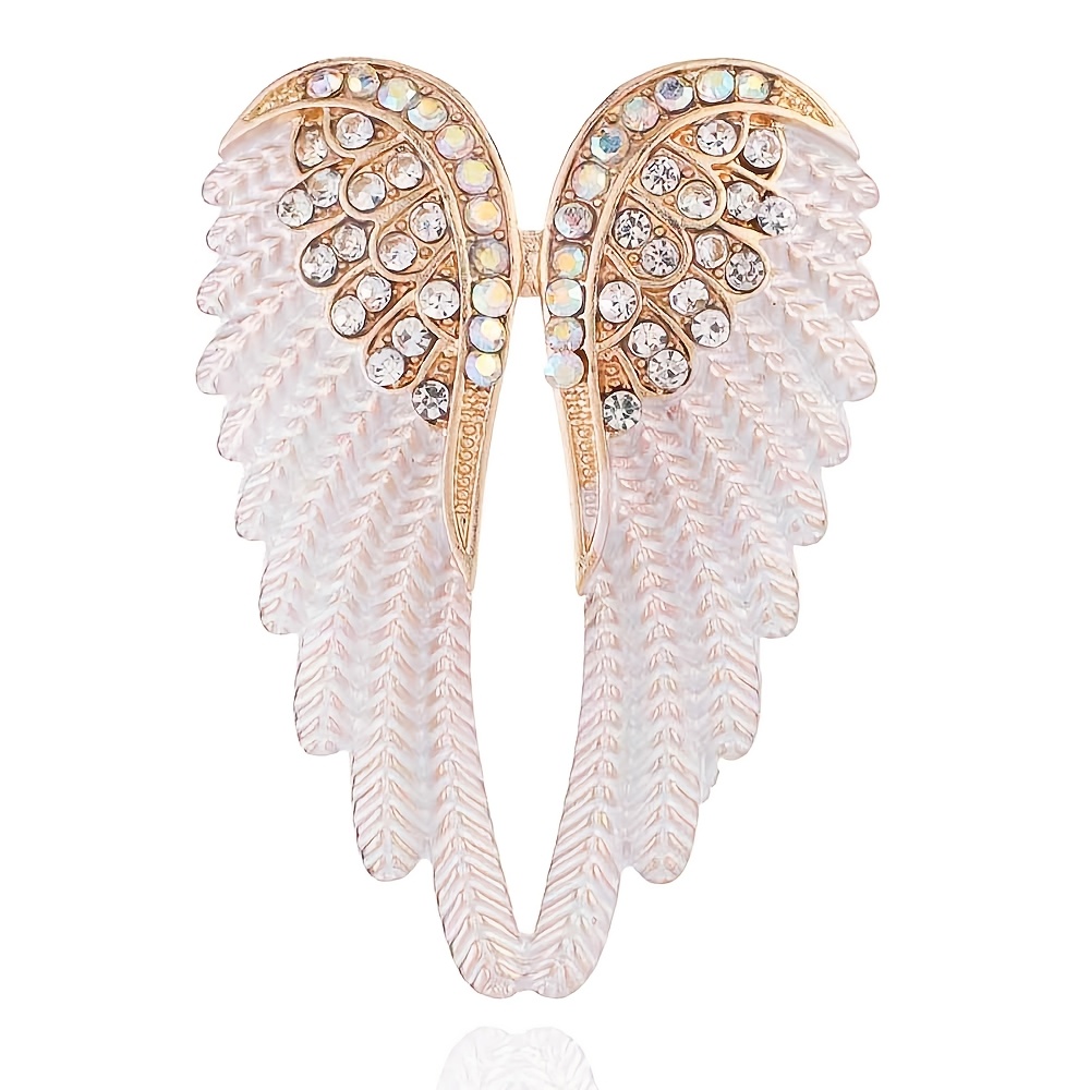 элегантный набор из 3 штук крыльевых брошей с эмалью, особые случаи, подарок на Новый год, булавка на лацкан, подарок на день рождения, элегантный стиль, неровная форма, детали 8