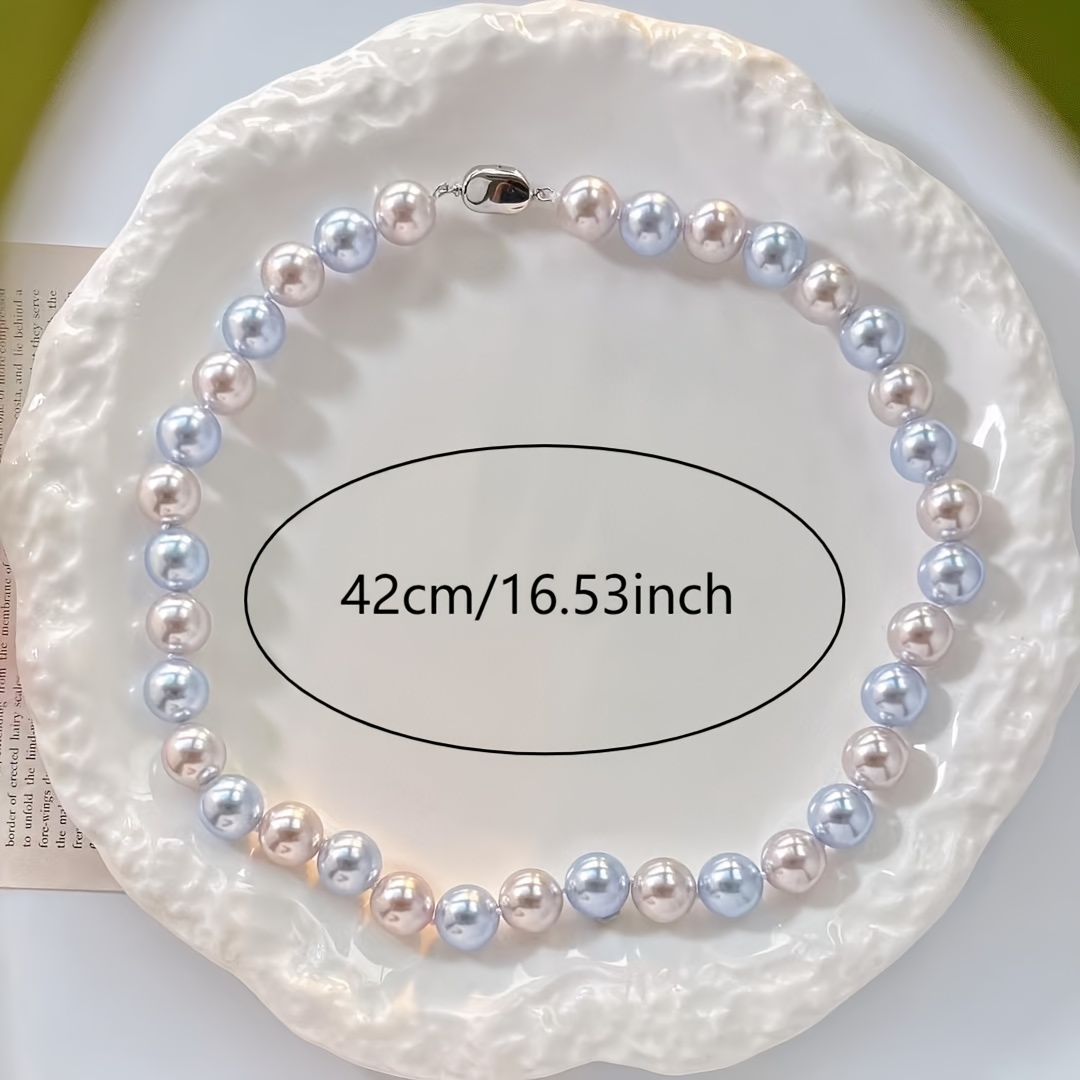 Morandi Double Women'S Pearl Necklace Collarbone Training Necklace
