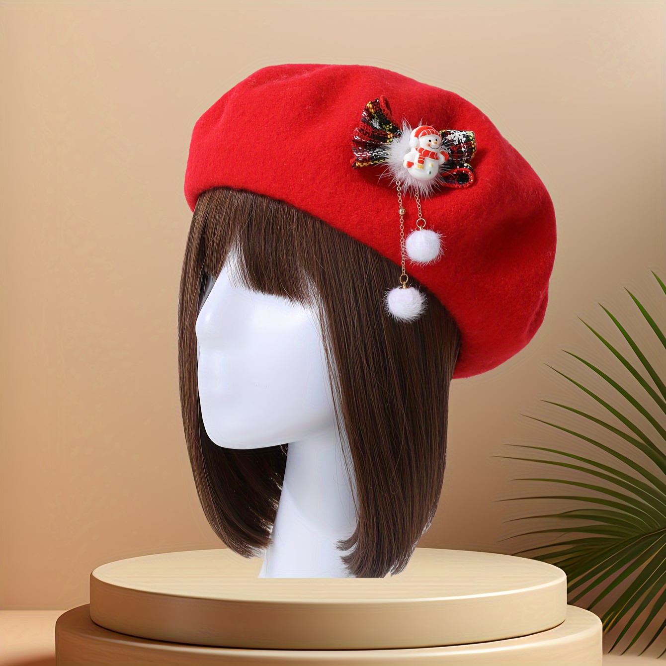 TEMU indispensable sur le thème de Noël avec un adorable motif de poupée, parfait pour les fêtes, les danses, et cadeau d'année