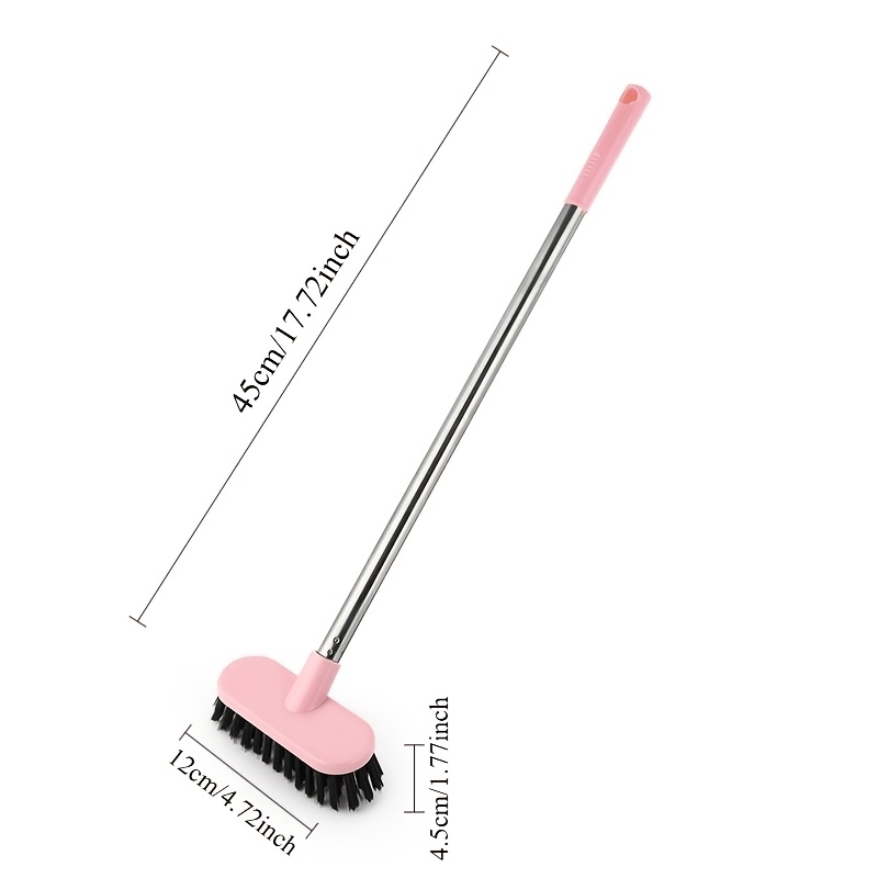 Image of Long-handled Toilet Brush, Ideal For Bathroom Cleaning. Its Sturdy Bristles Remove Stains. Designed For , Keeping Your . Perfect For Deep Cleaning The Toilet