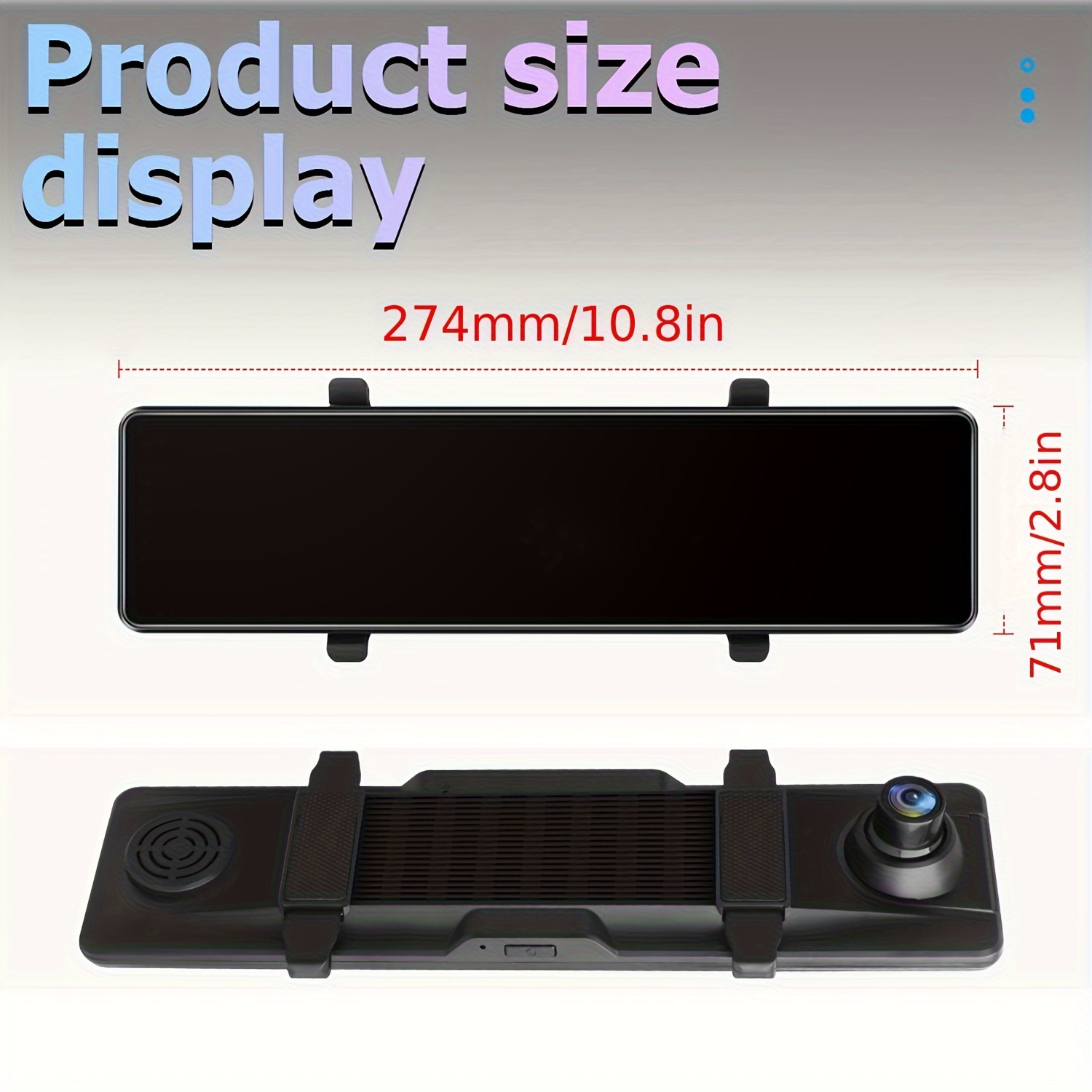 A340D 4K 2CH Front and Rear Dash Cam WiFi GPS