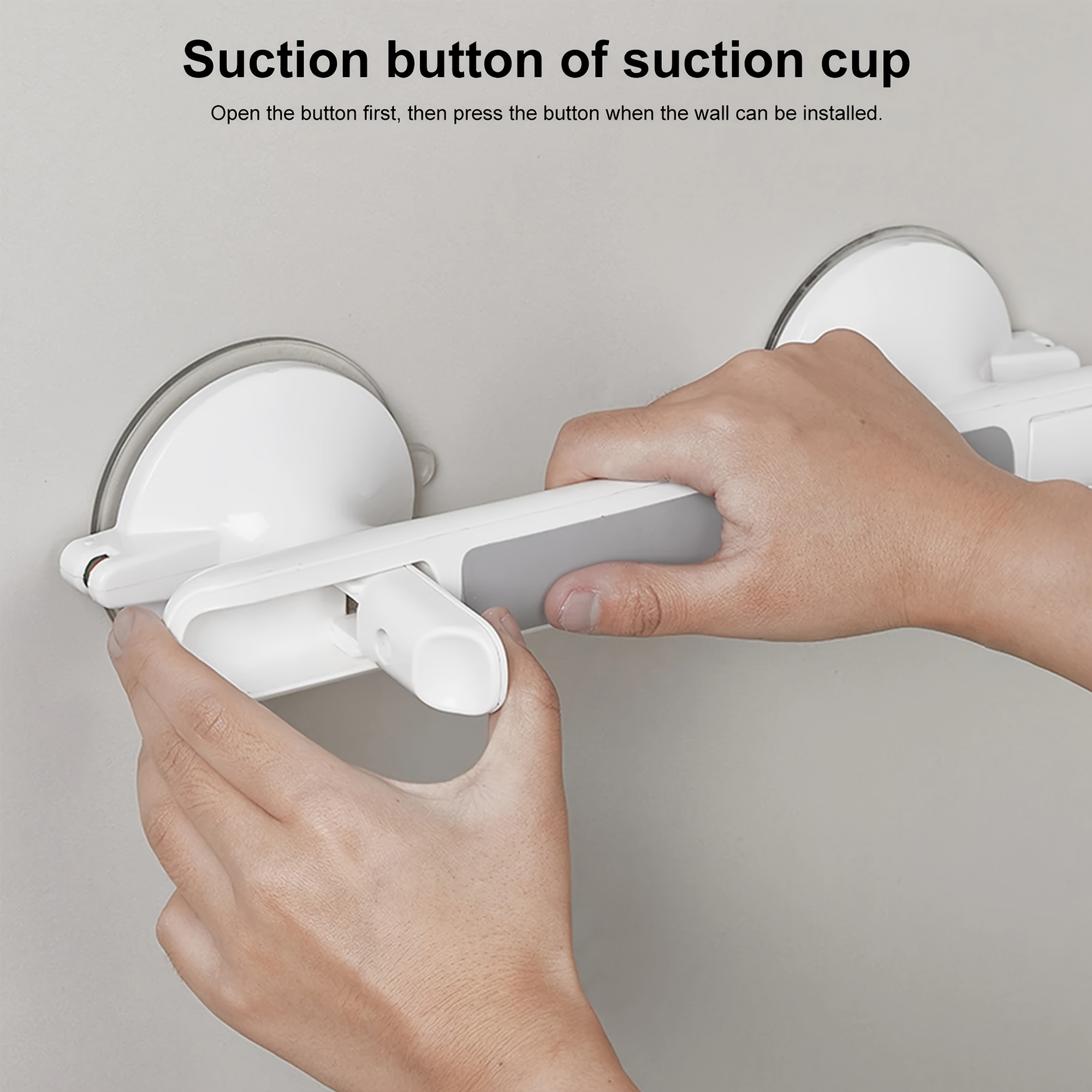 专为老年人设计的安全扶手，一件装，免打孔，采用防滑吸盘，易于安装。非常适合瓷砖、玻璃和硬塑料表面，非常适合在浴室、卫生间、客厅和厨房使用。 商品详情 3