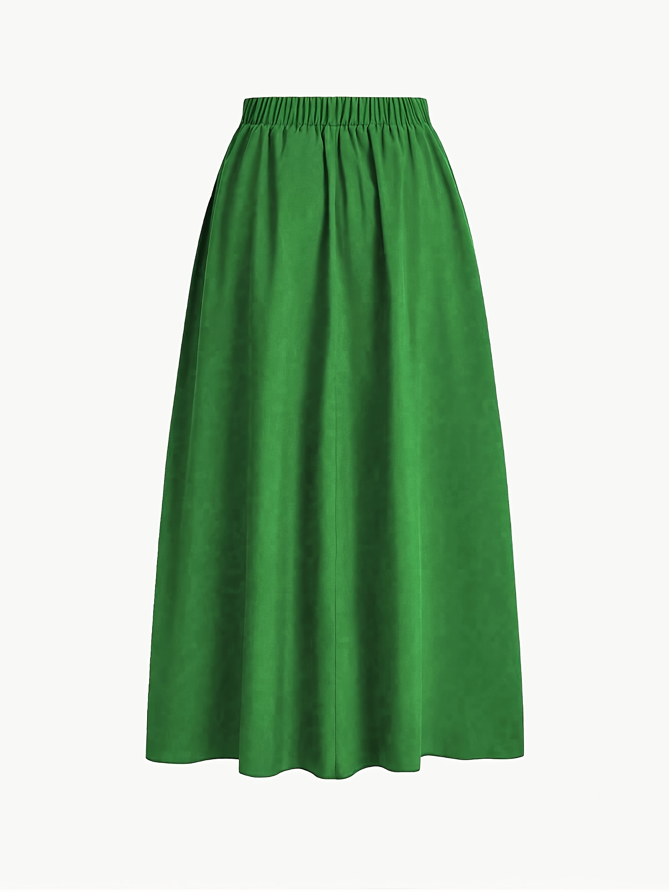 womens elegant maxi skirt flowy formal casual pantskirt side