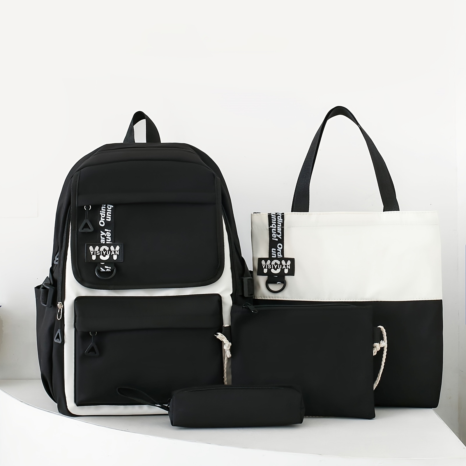 Large Capacity Multi-functional Fashionable Simple Wear- Campus Commuter Versatile Set Bag