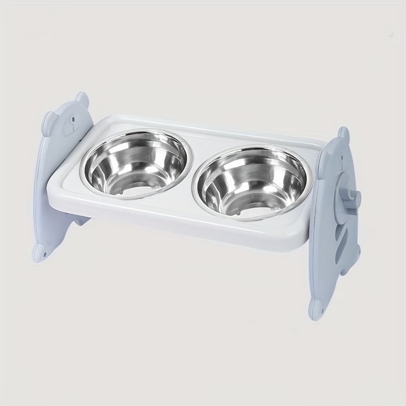 Adjustable Height And Tilt-design Pet Feeding/watering Container For Cats And Dogs To Protect The Cervical Spine