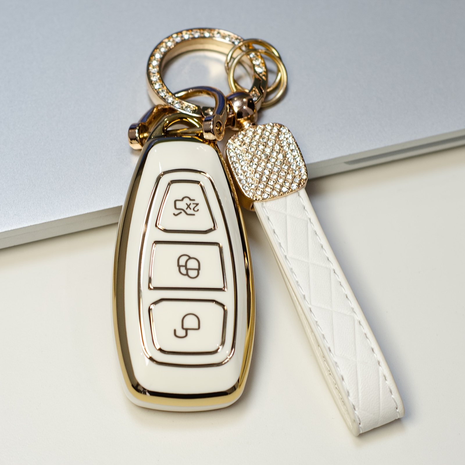Tpu Smart Key Fob Case Protective Cover Compatible For Ford Focus 3 Mk3 St Kuga Escape Titanium 3 Button Accessories