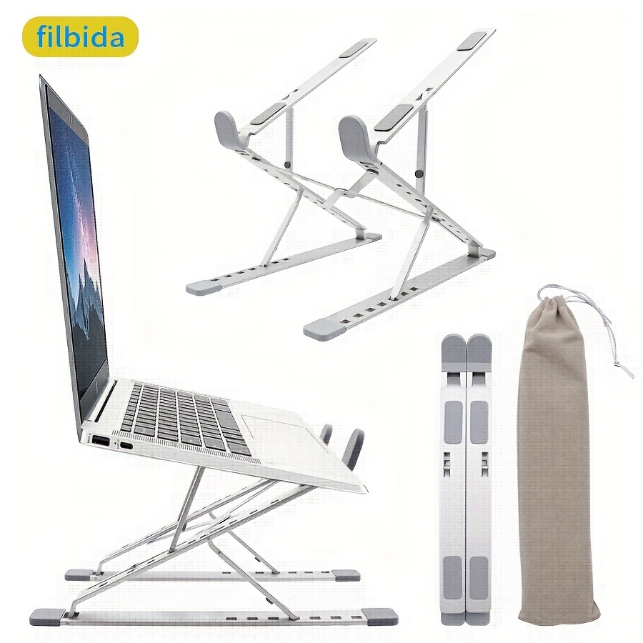 

Support pliable en aluminium pour ordinateur portable Filbida pour Macbook Support pliable pour ordinateur PC Tablette Support pour ordinateur portable Table de support pour ordinateur portable