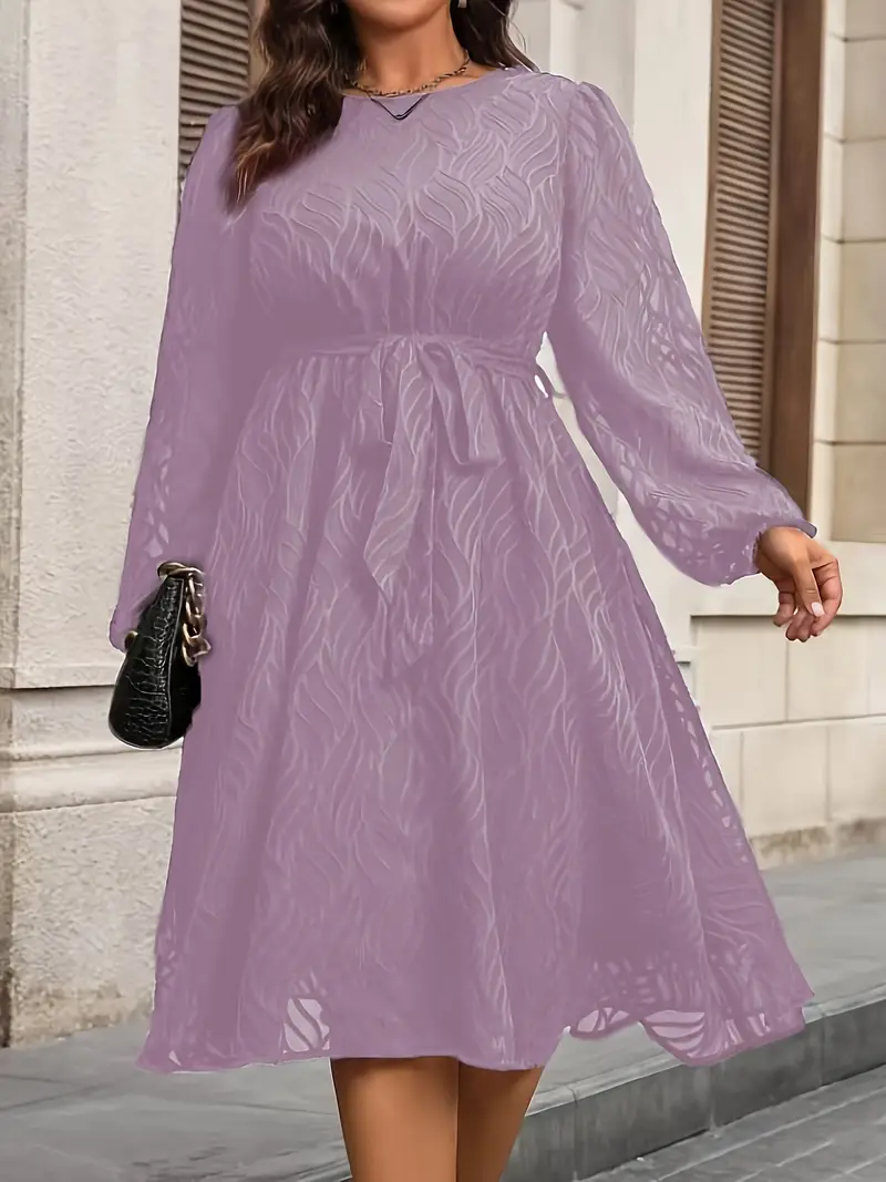 plus size ladies elegant commuter jacquard dress - Temu Mauritius plus size ladies elegant commuter jacquard dress - Temu Mauritius