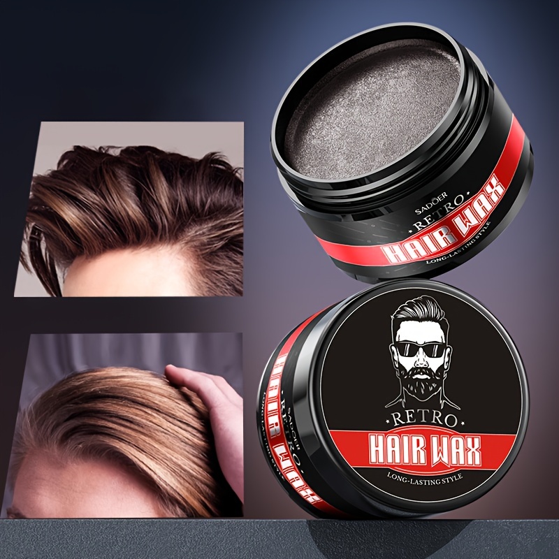 

100g Retro Hair Wax For Men, Creates Versatile Styles, Long Lasting And Strong Hold, Hair Styling Wax Father's Day Gift