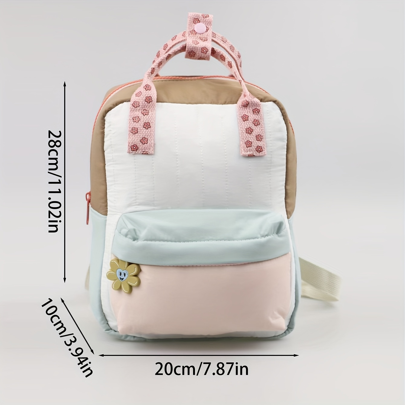 custom embroidered backpack personalized name sunflower Temu - Main Image