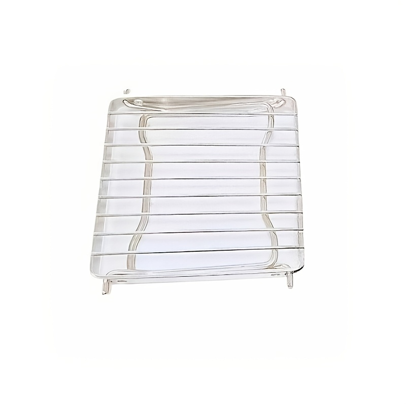 Image of Portable Foldable Stainless Steel Campfire Cooking Rack, Ideal For Outdoor Picnics, Camping, And Travel Essentials, No Contact With Food
