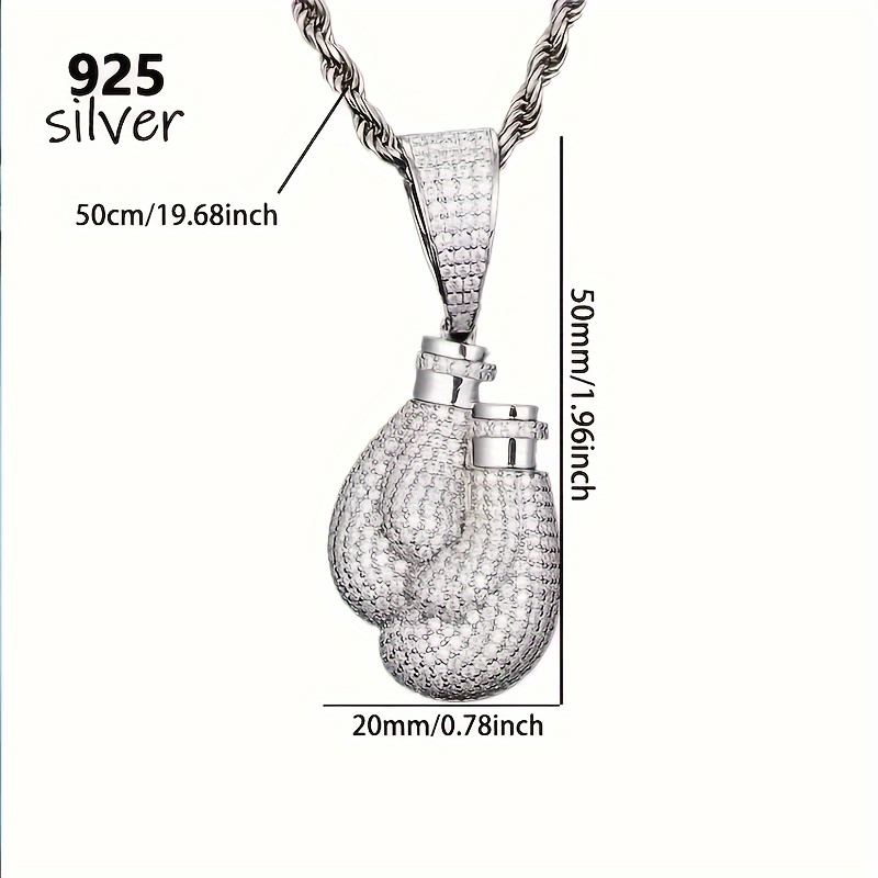 S925 Silver Moissanite Pendant Necklace for Daily Wear