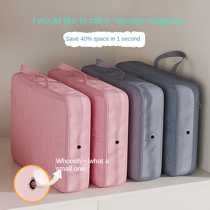 

Space-saving Clothes Compression Storage Bag, Non-woven Zipper Design, Home And Travel Organizer