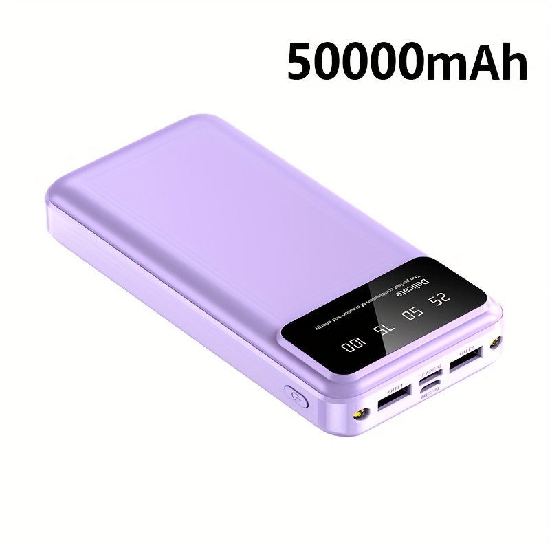 50000mah large capacity portable power bank power - Temu