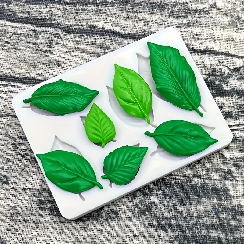 Leaf Cake Fondant Silicone Molds For Chocolate Baking Tools