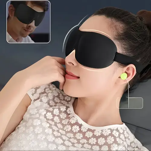 1pc ultra light blocking portable mask soft comfortable and breathable suitable as a gift for sleep disorders