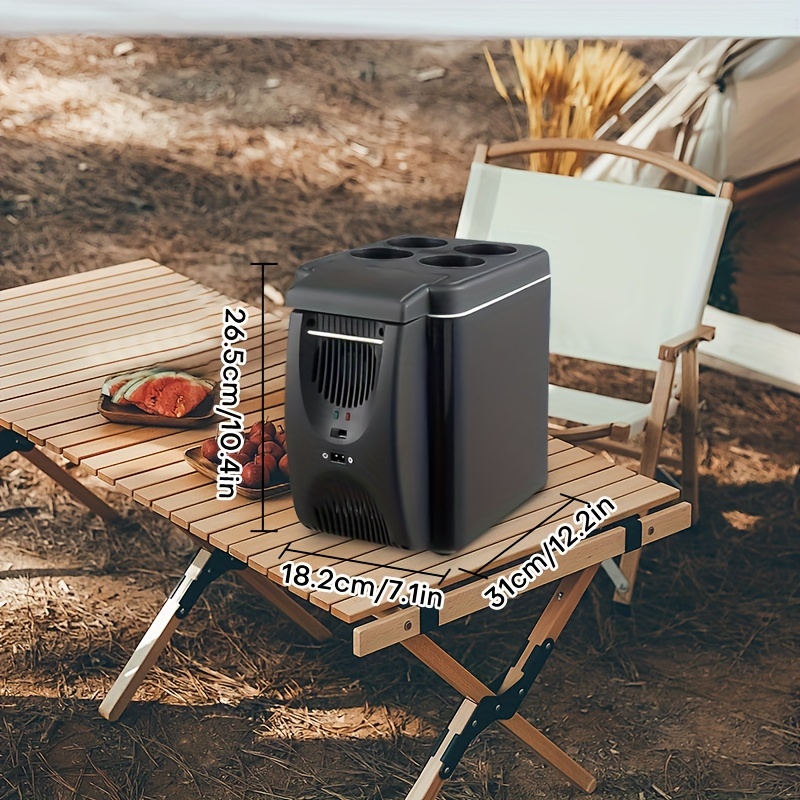 6L Portable Mini Refrigerator Multifunction Cold Freezer Car Home Cosmetics  Fridge Drink Cooler Outdoor Travel Camping
