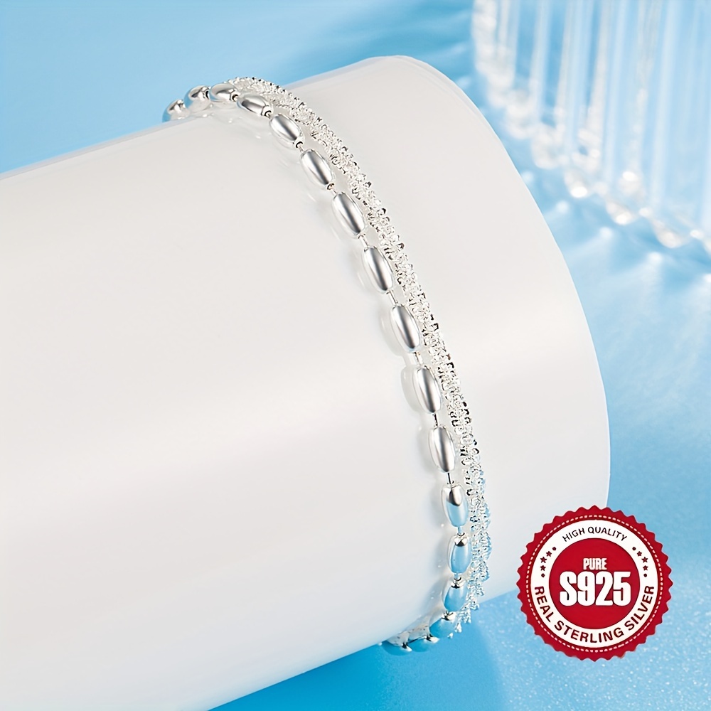 

925 Double- , And Double- Bracelet, Suitable For 's And