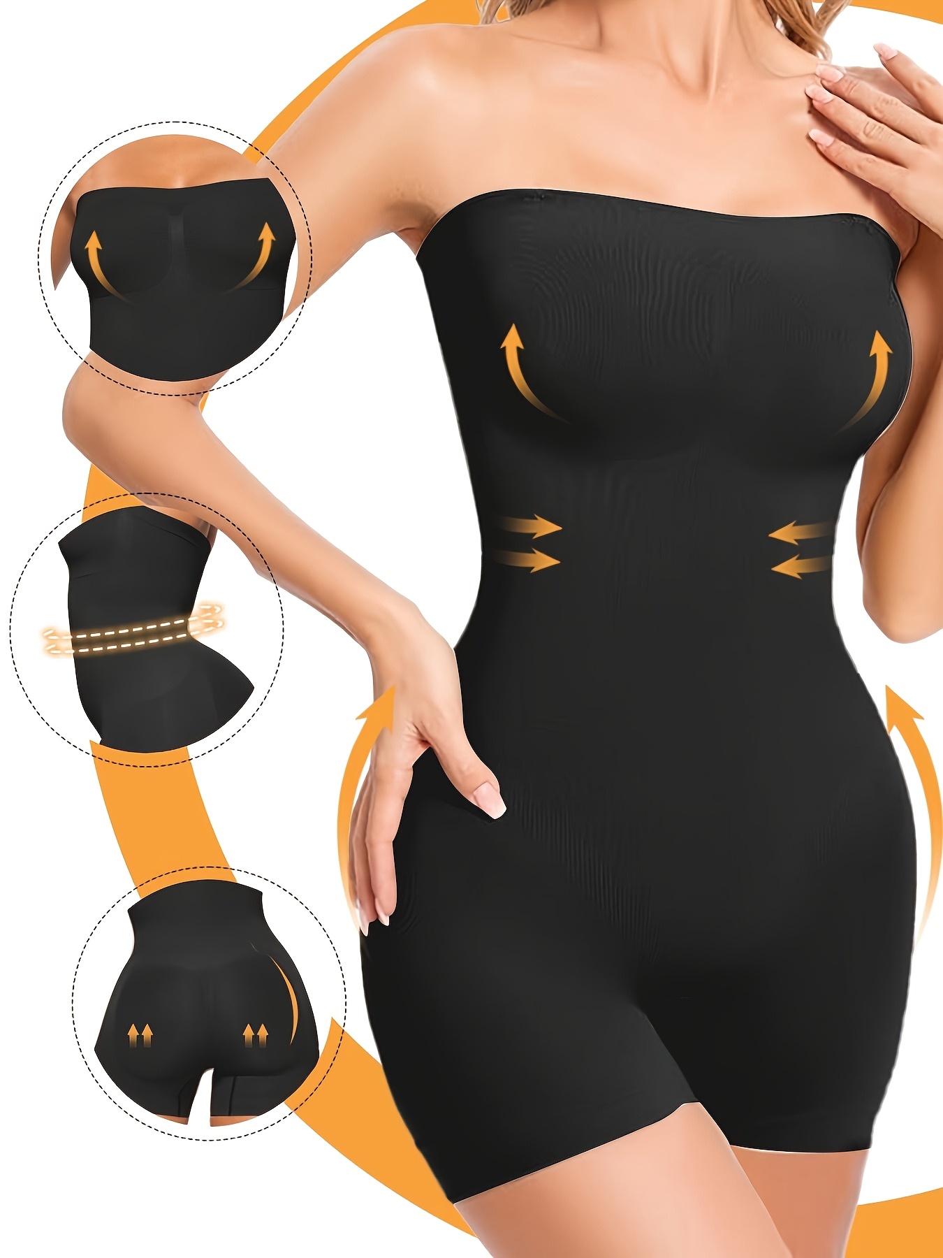 seamless corset under dress LVCHAO Control Dresses Women's Strapless Shapewear Slip Under Dress Full  Slips Dress Tummy Control Camisole Full Body Shaper Seamless Corset  Underwear(Beige,S) : Amazon.ie: Fashion