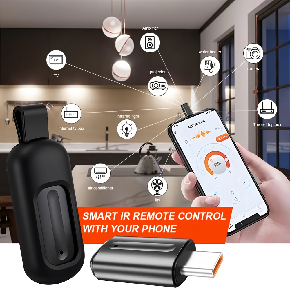 家電 Remote control for  appliances (A/C, TV, ...) with smartphone app Universal Remote Control For TV Box Air Conditioner App IR