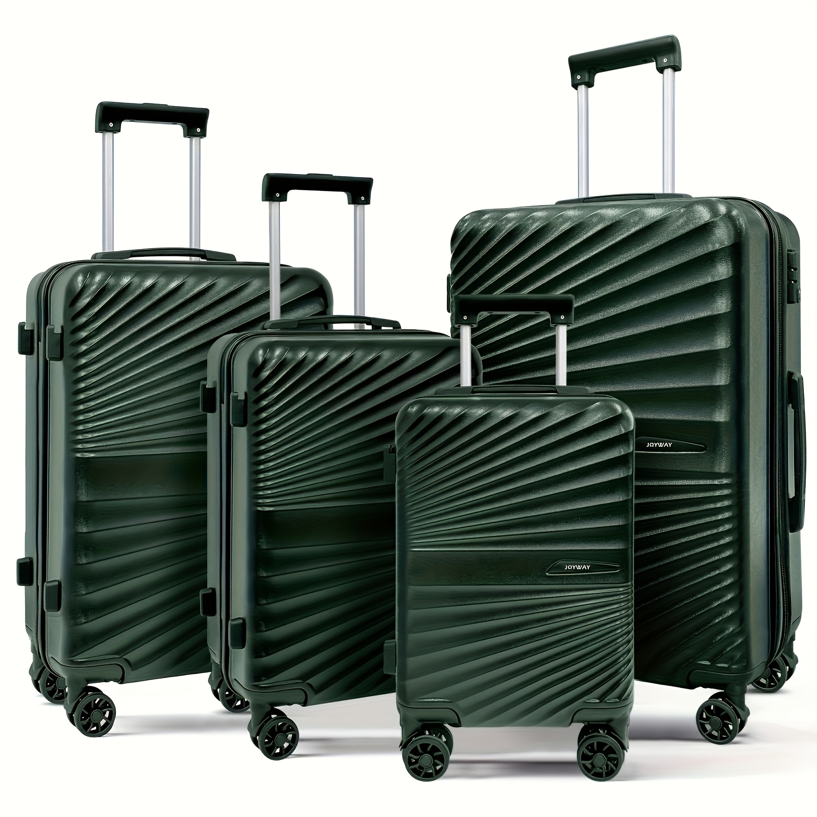 Image of Joyway Hard Shell Luggage Set | 20-inch Carry-on Size Universal Wheels Tsa Customs Lock | / Family Travel Luggage 18/20/24/28-inch Combination