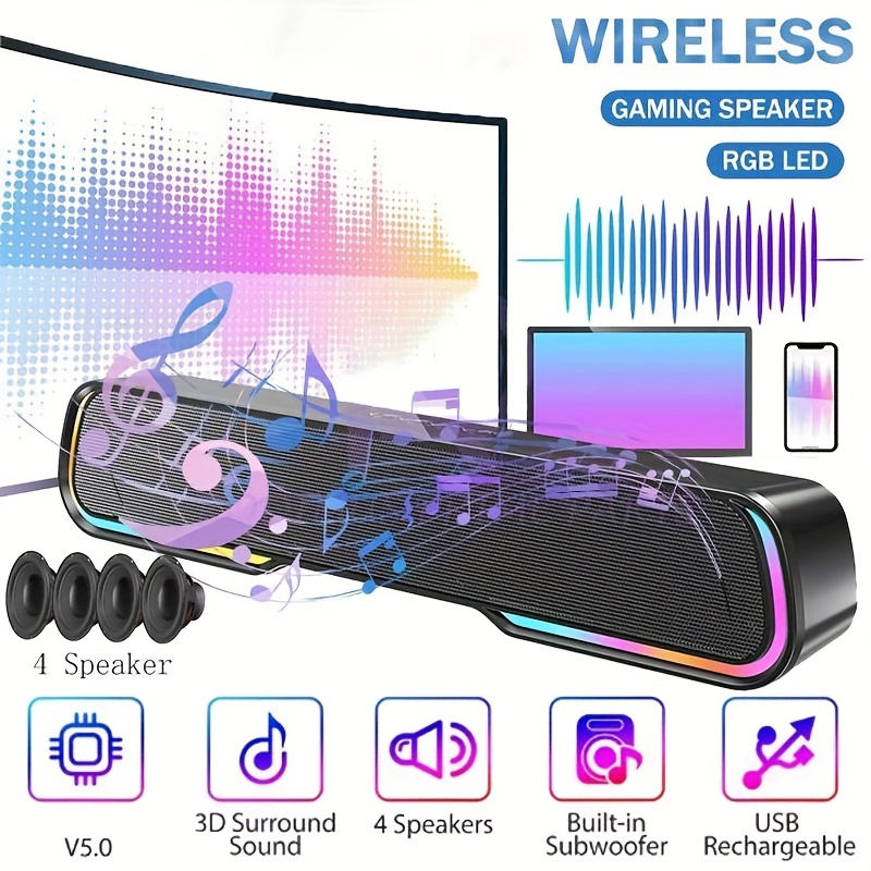 Temu – TEMU 2pcs/4pcs Pack 2in-52mm Full Range Speakers 4ohm 6w Stereo Speakers Suitable For Classroom Projects, Speaker Assembly, Home Theater And