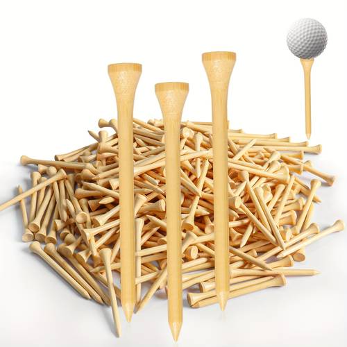 500 250pcs large pack 70mm 83mm golf tees extra long design with sturdy base durable stable for beginners ideal for practice drills beginner golfers sturdy base tee