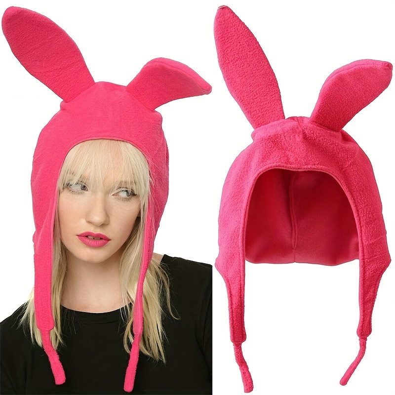 

1pc Cute Bunny Ears Hat, Easter Cosplay Party Costume Accessory, Festive Rabbit Headwear For Holiday Celebration