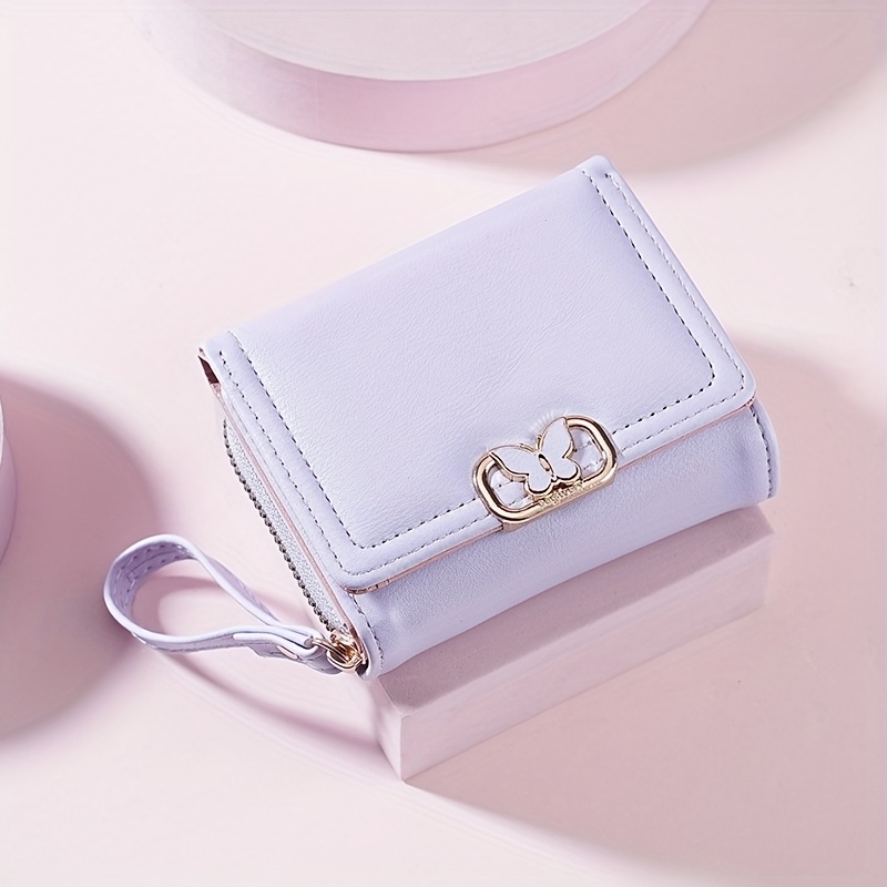 Wallet Multifunctional Korean Style Women' Small Short Wallet Multi-card Large Capacity Card Bag Coin Purse