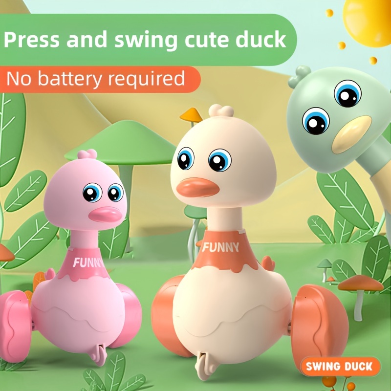

Cute Pressing Toy Car, Cute Swing Duck, No Battery Required Before Press Birthday Gift, Party Gift