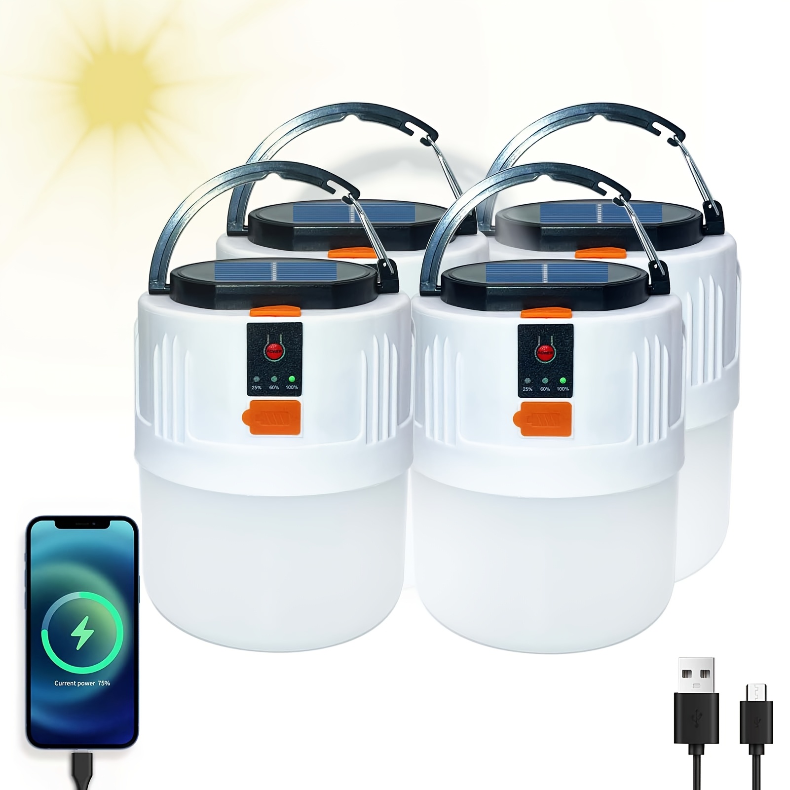 Amazon.com: LumiSun Camping Lantern - Collapsible Solar LED