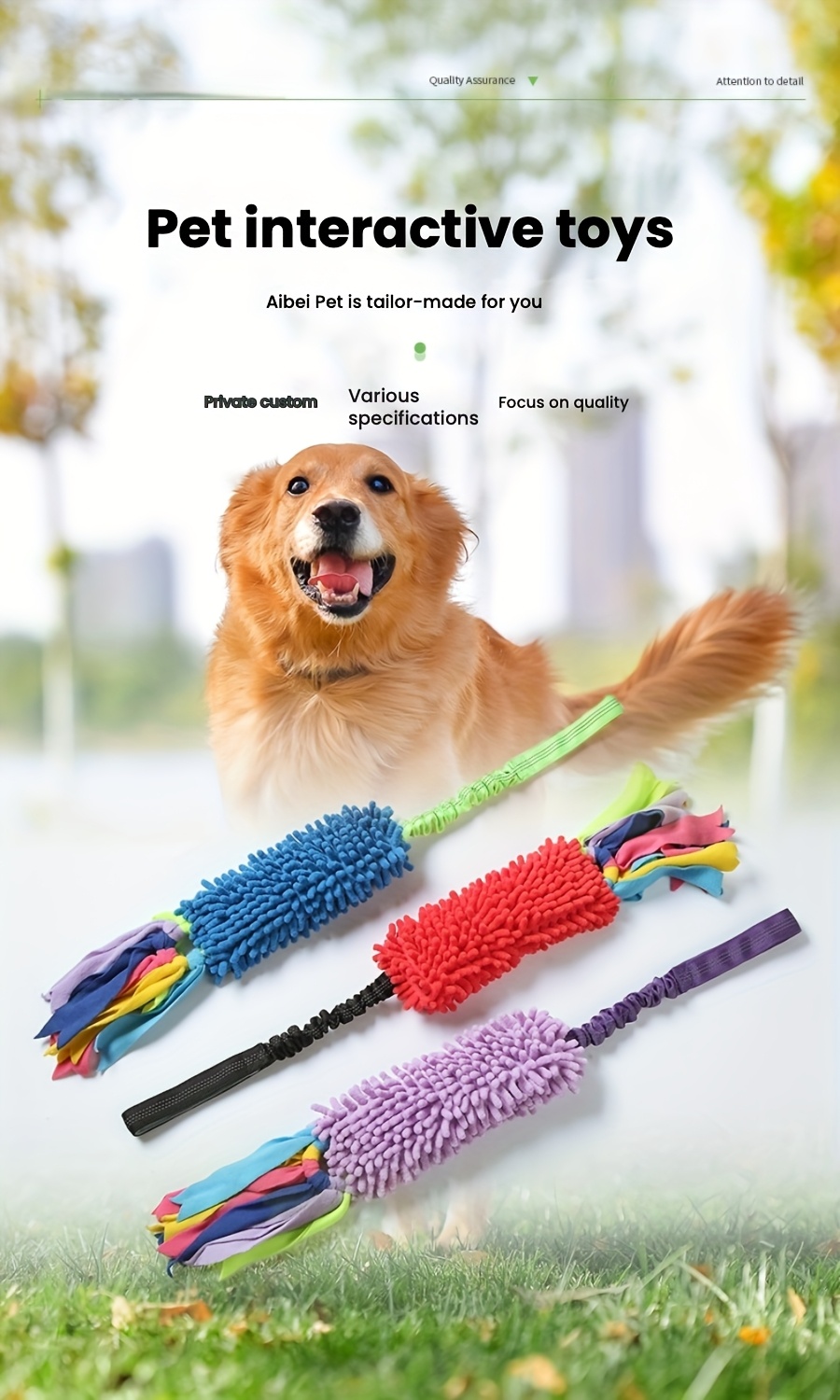 Squeaky Tug of War Dog Toy - Durable Tear-Resistant Teething Toy for Puppies, Interactive Training & Biting Toy with Safe Non-Electric Design, Vibrant Colors & Plush Material for Small Dogs