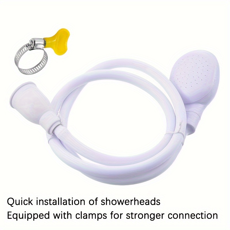 1 multi- chuveiro de mão, material abs, de todo o corpo, rápido, spray de torneira portátil para rv, animais de estimação, de chuveiro para gatos e cães, instalação detalhes 7