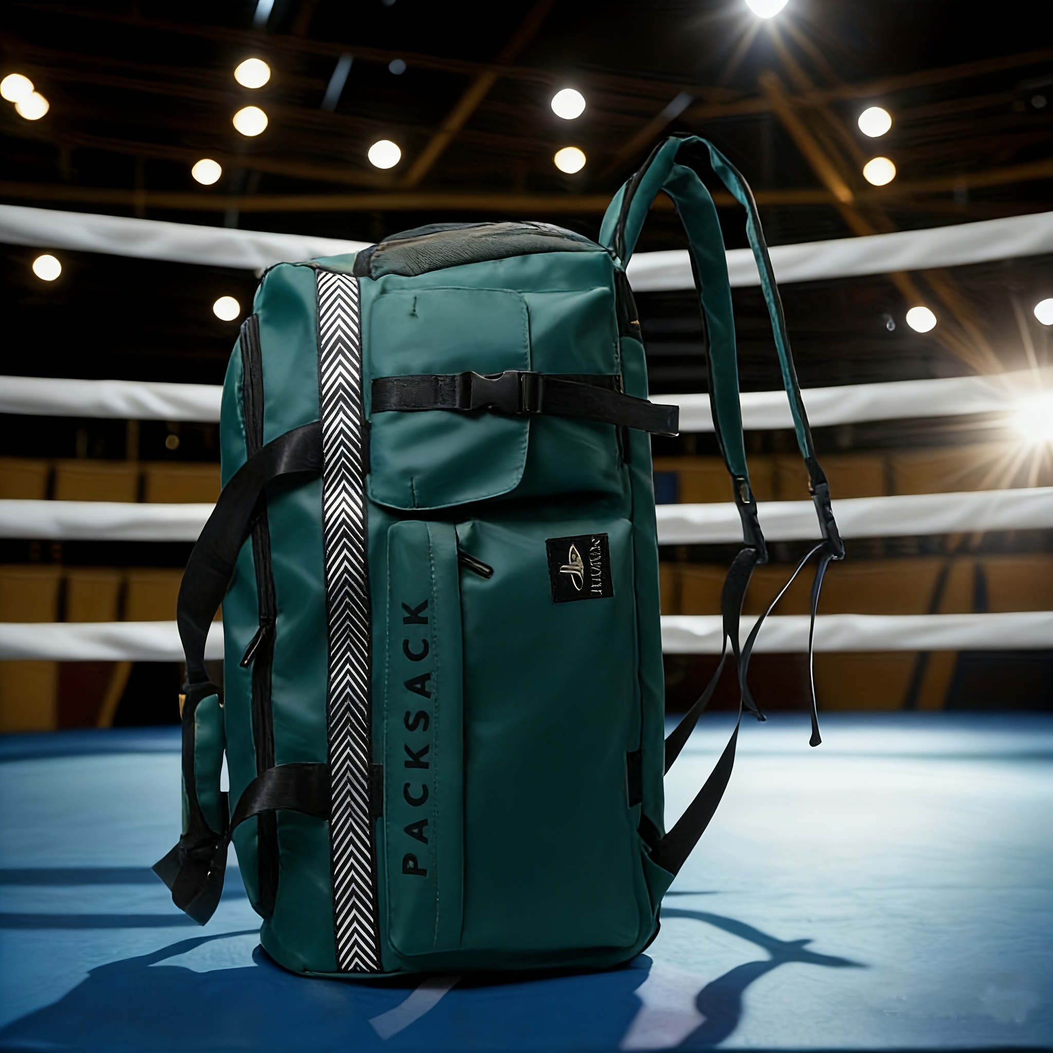 1-Pack Outdoor Gym Duffle Bag with Separate Shoe Compartment, Wet and Dry Separation, Multi-Pocket Large Capacity Travel Bag, Casual and Versatile Portable Backpack, Stylish Sporty Luggage Bag, Unisex, Suitable for Back-to-School Season