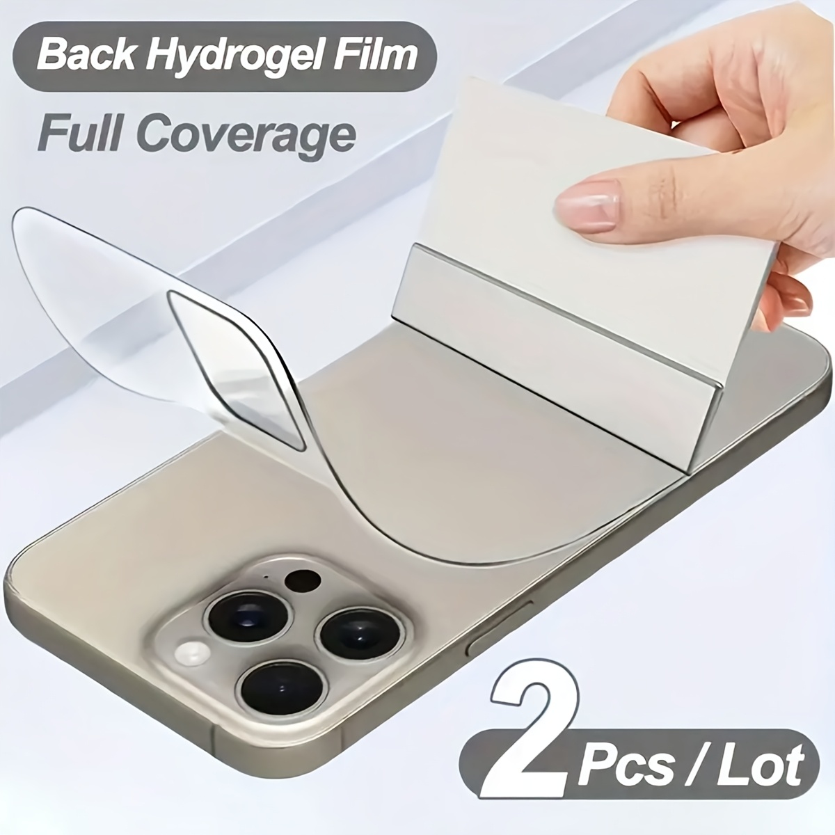 2-Pack Full Coverage Back Hydrogel Film Protector