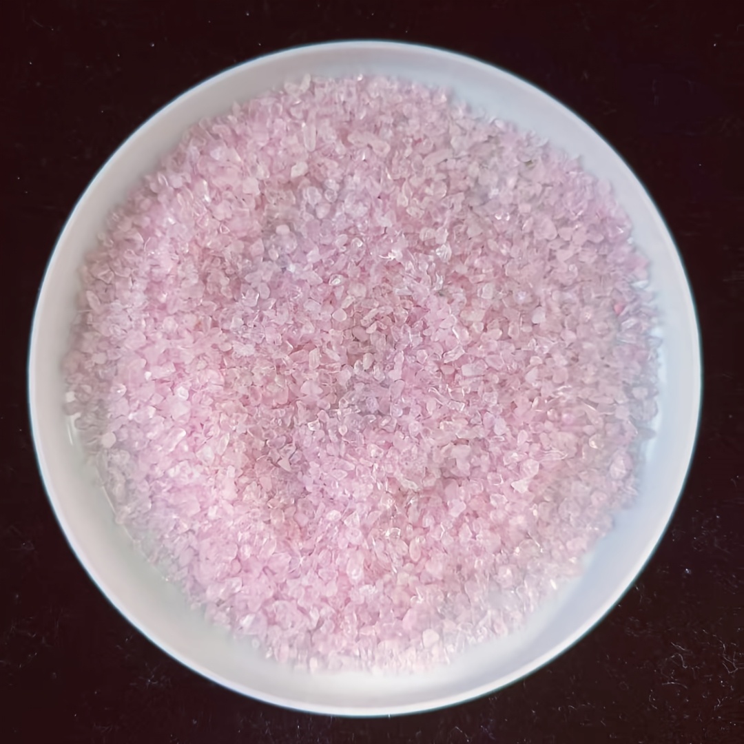 TEMU Hellfarbene Rosenquarz-Chips, die zwischen 60-300G wiegen – Ungeschliffene Edelstein-Tumbled-Chips – Kristallstein-Chips für die Heimdekoration,