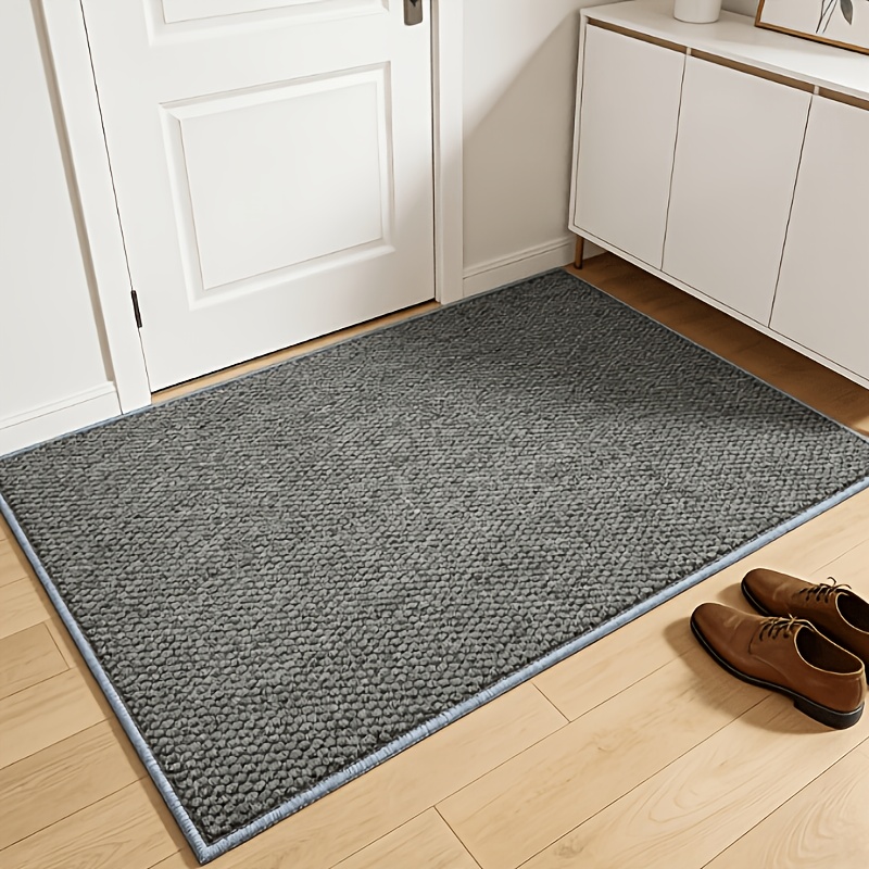 TEMU 1pc Pineapple Loop Plush Doormat, Indoor Carpet, Non-slip Mat, Faux , Durable And Quick-dry Furniture Mat